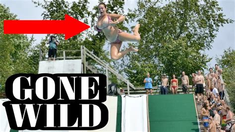 water slide nude|girls stripped full naked in water slide Search